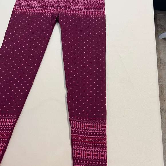 Fabletics Fair Isle Holly Seamless Long Sleeve Top High Waist Legging LARGE NWT - Picture 13 of 14
